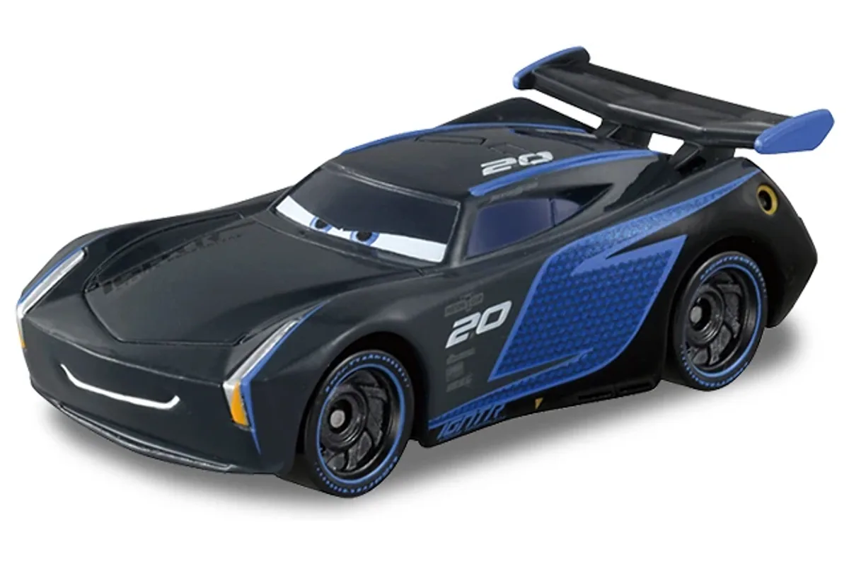 Tomica No. C05 Jackson Storm (Standard Type) / 杰克逊·风暴 标准型 die-cast model — official product photo of the toy car
