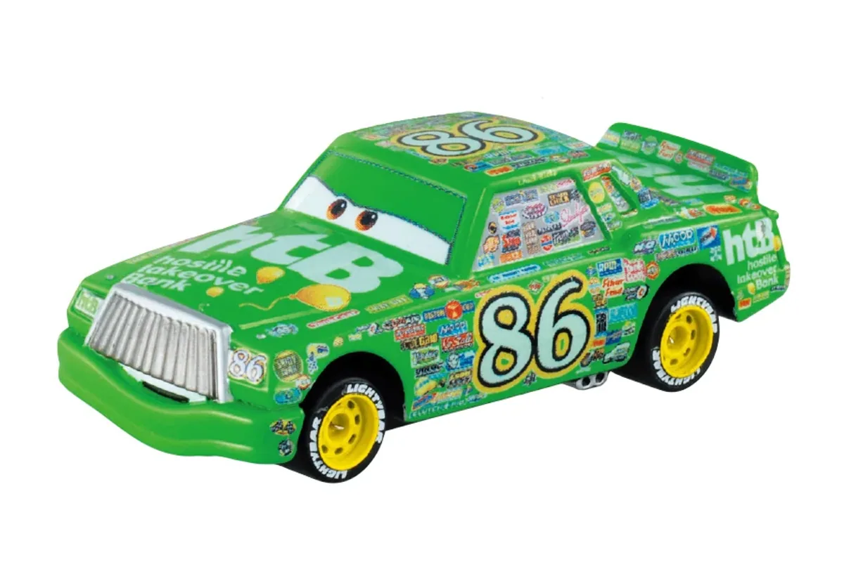 Tomica No. C11 Chick Hicks (Standard Type) / 奇克·希克斯 标准型 die-cast model — official product photo of the toy car
