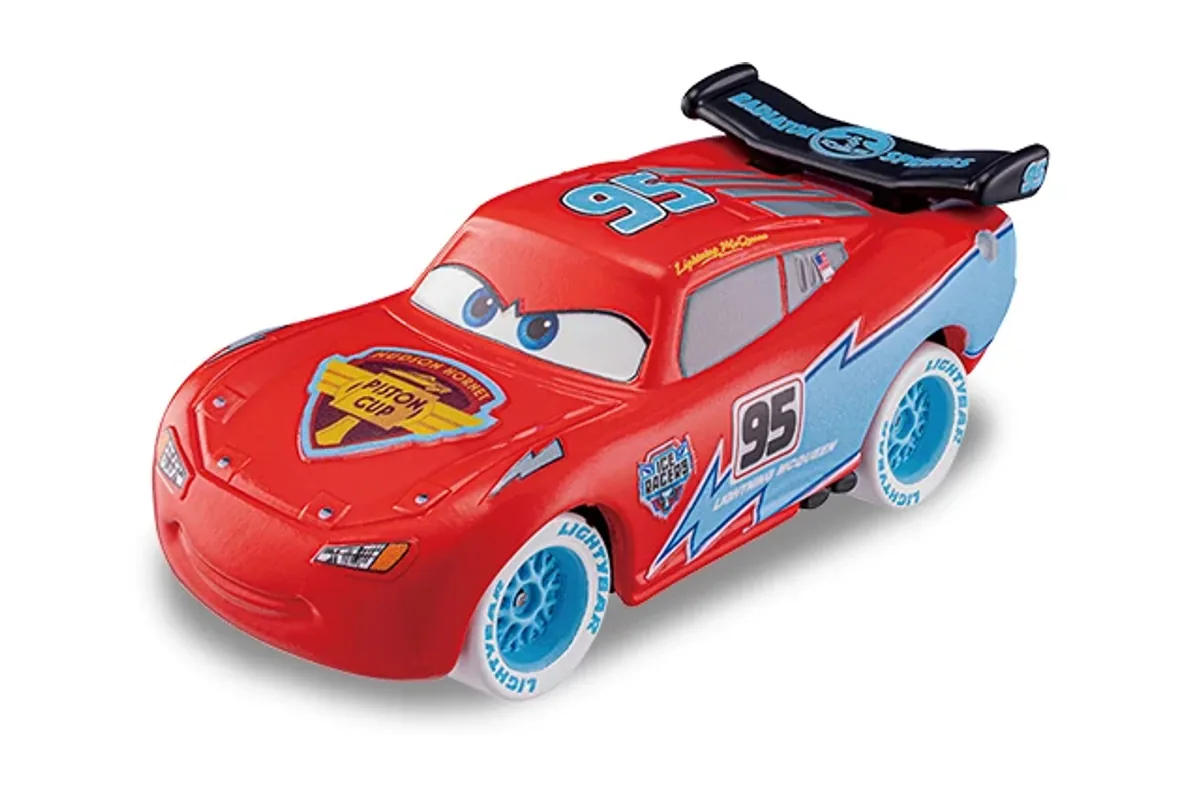 Tomica No. C24 Lightning McQueen (Ice Racing Type) / 闪电麦坤 冰上竞速型 die-cast model — official product photo of the toy car