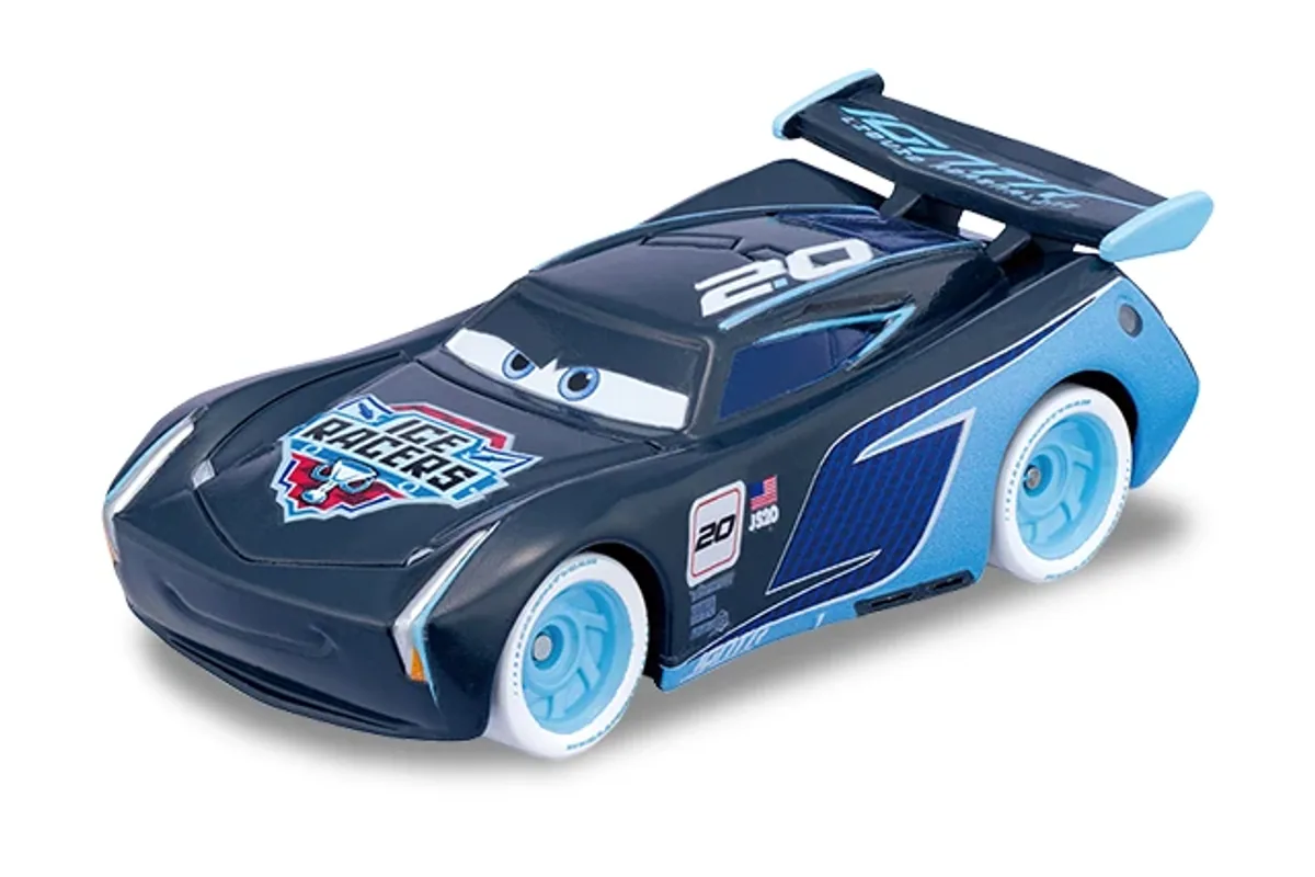 Tomica No. C29 Jackson Storm (Ice Racing Type) / 杰克逊·风暴 冰上竞速型 die-cast model — official product photo of the toy car