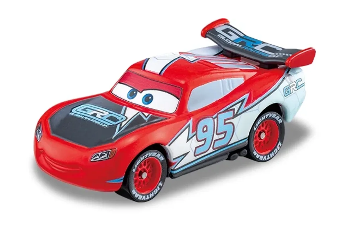 Tomica No. C34 Lightning McQueen (GRC Type) / 闪电麦坤 GRC型 die-cast model — official product photo of the toy car