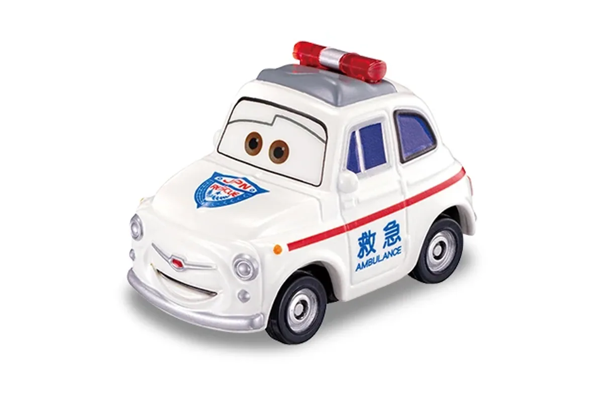 Tomica No. C39 Luigi (Emergency Type) / 路易吉 紧急救援型 die-cast model — official product photo of the toy car