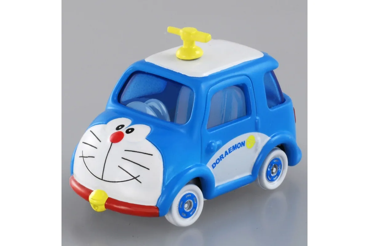 Tomica No. 143 Doraemon Tomica No. 143 Doraemon / 哆啦A梦 die-cast model — official product photo of the toy car