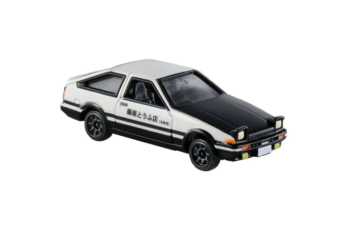 Tomica No. 145 Toyota Initial D AE86 Trueno / 头文字D AE86 藤原拓海号 die-cast model — official product photo of the toy car