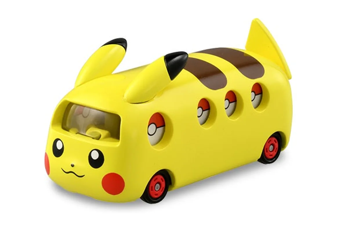 Tomica No. 151 Pokémon Doko Iko Car / 宝可梦 去哪儿车 die-cast model — official product photo of the toy car