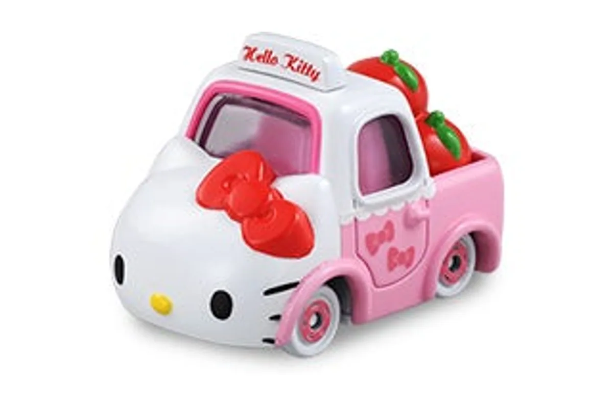 Tomica No. 152 Hello Kitty Apple Carry Tomica No. 152 Hello Kitty Apple Carry / Hello Kitty 苹果车 die-cast model — official product photo of the toy car
