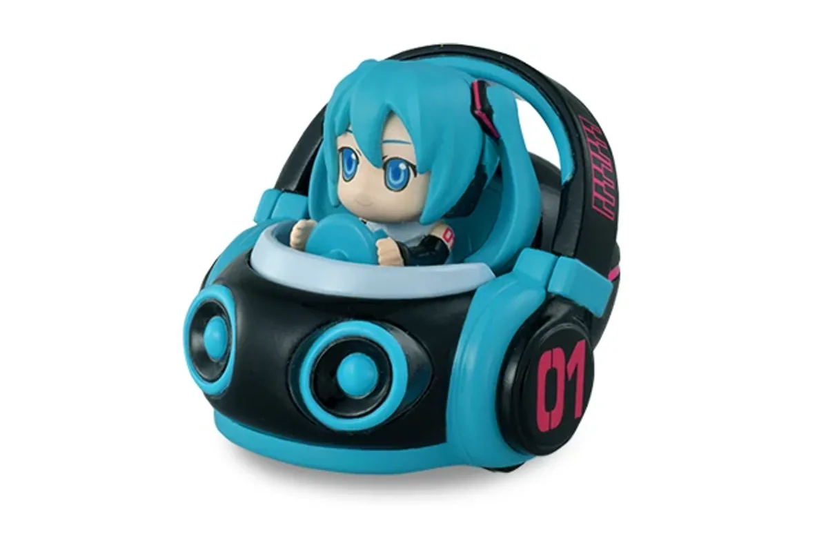 Tomica No. 160 Miku Hatsune / 初音未来 die-cast model — official product photo of the toy car