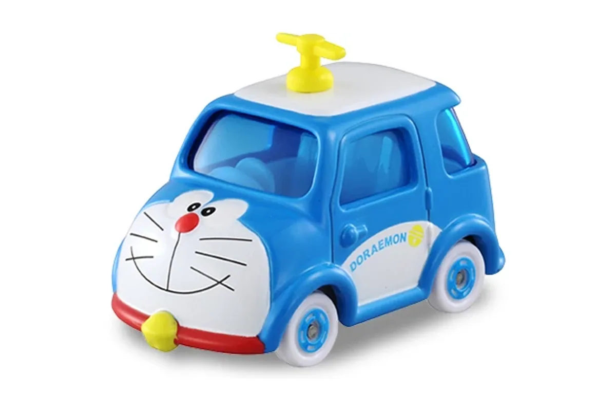 Tomica No. 165 Doraemon Tomica No. 165 Doraemon / 哆啦A梦 die-cast model — official product photo of the toy car