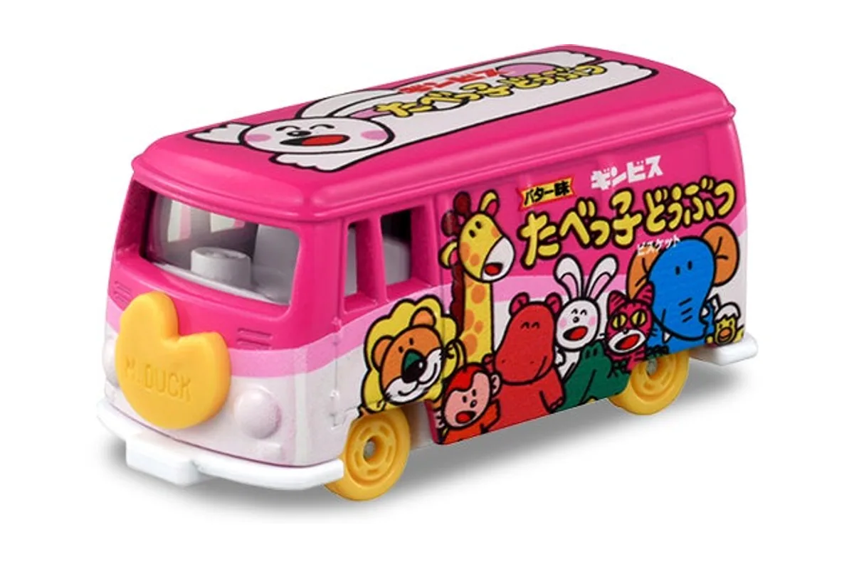 Tomica No. 170 Tabekko Doubutsu / 动物饼干 小汽车 die-cast model — official product photo of the toy car