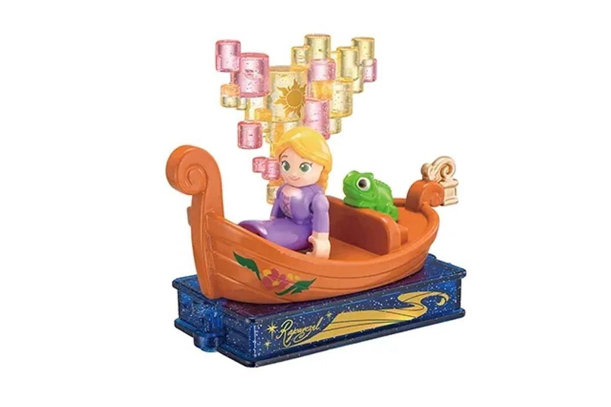 Tomica No. 184 Disney Tomica Parade Rapunzel / 迪士尼巡游 长发公主 die-cast model — official product photo of the toy car