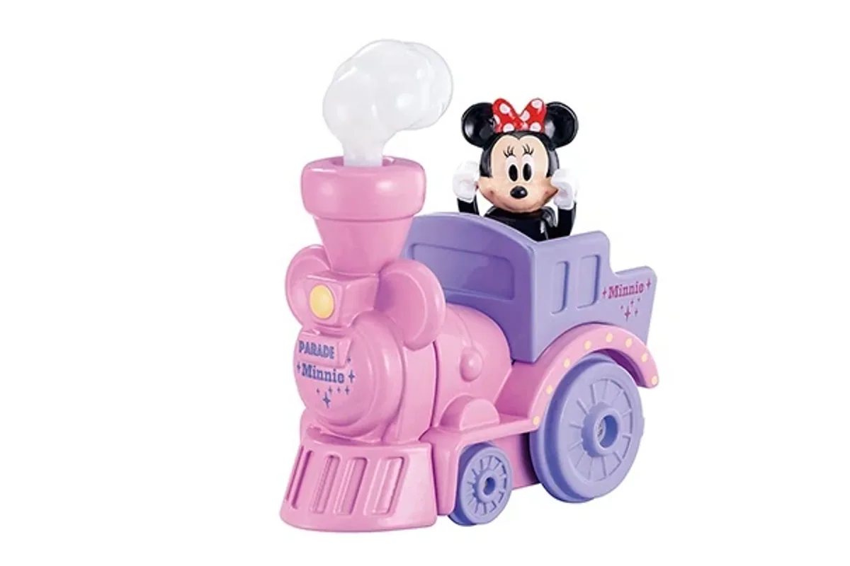 Tomica No. 186 Disney Tomica Parade Minnie Mouse / 迪士尼巡游 米妮 die-cast model — official product photo of the toy car