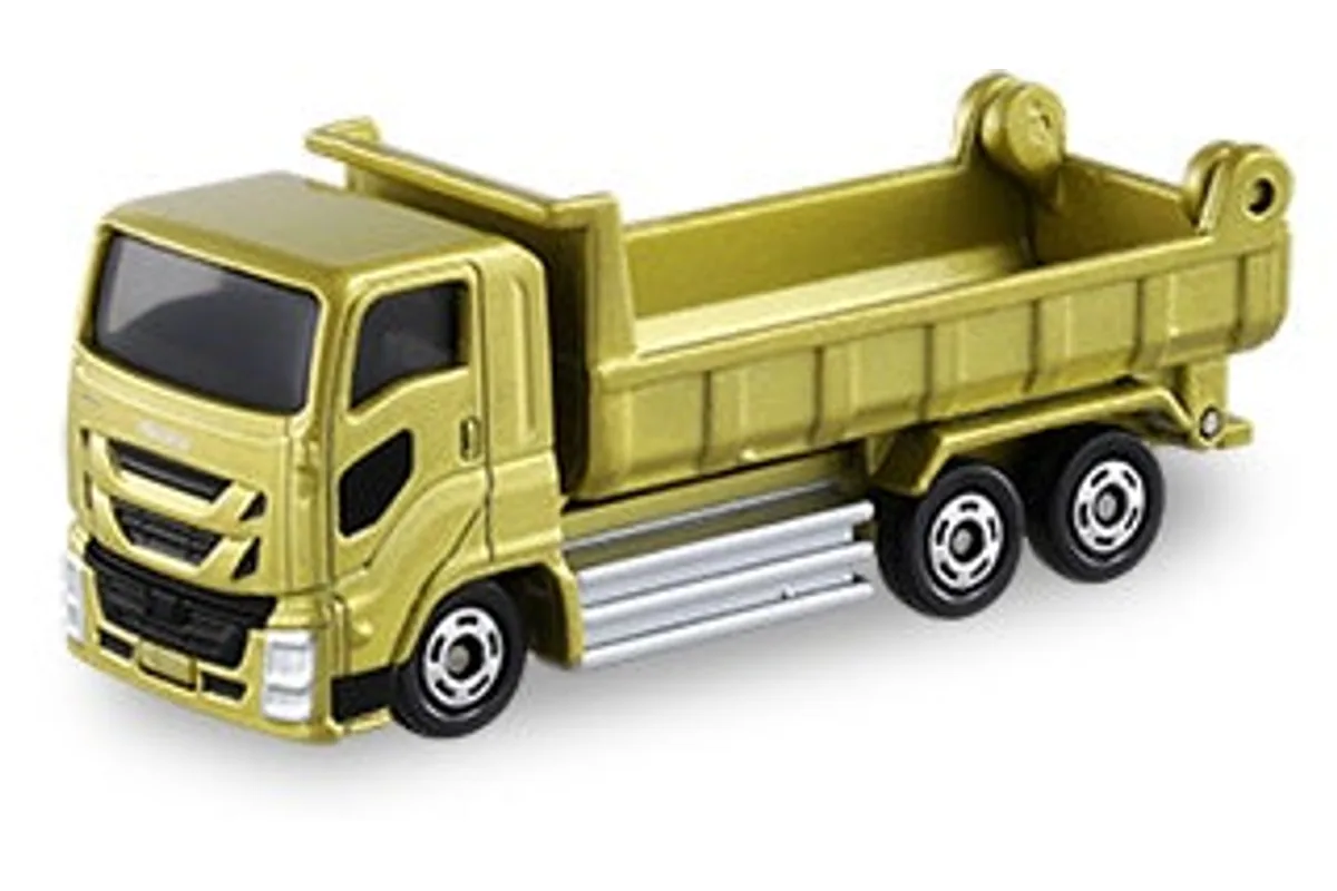 Tomica No. 101 Isuzu Giga Dump Truck Tomica No. 101 Isuzu Giga Dump Truck — photo of the real vehicle this casting is based on
