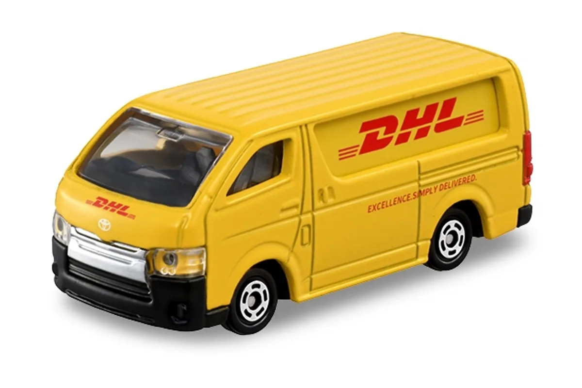 Tomica No. 102 DHL Delivery Van Tomica No. 102 DHL Delivery Van — photo of the real vehicle this casting is based on