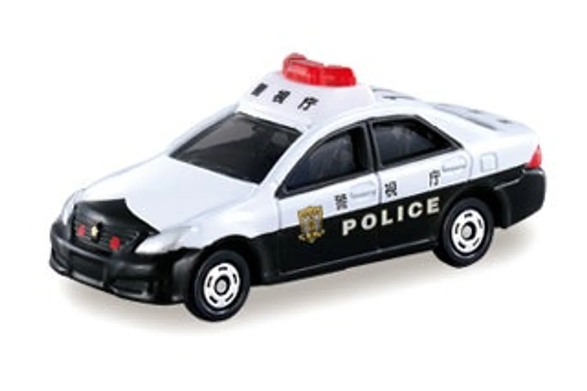 Tomica No. 110 Toyota Crown Patrol Car Tomica No. 110 Toyota Crown Patrol Car — photo of the real vehicle this casting is based on