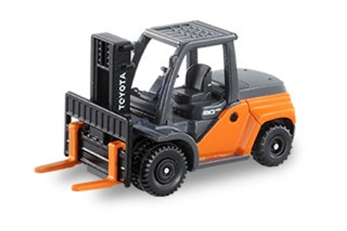 Tomica No. 111 Toyota L&F Genyo Forklift Tomica No. 111 Toyota L&F Genyo Forklift — photo of the real vehicle this casting is based on