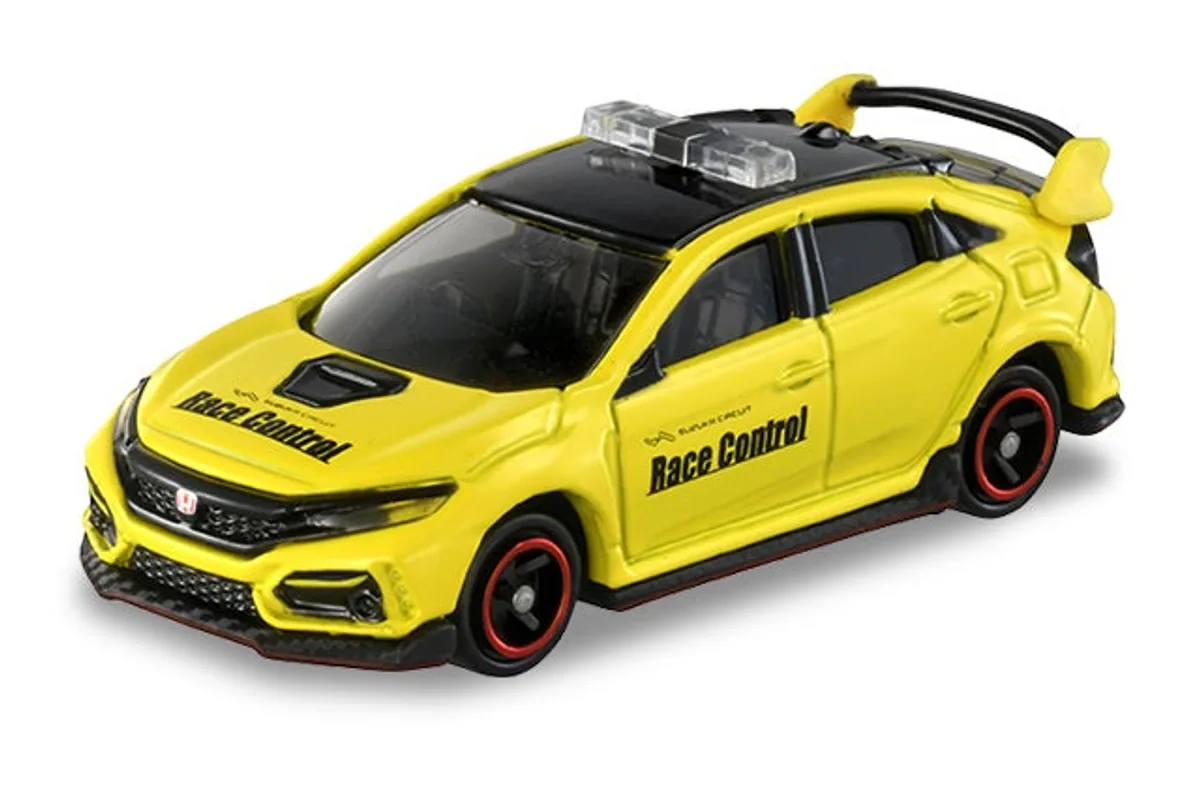 Tomica No. 120 Honda Civic Type R Race Control Car Tomica No. 120 Honda Civic Type R Race Control Car — photo of the real vehicle this casting is based on