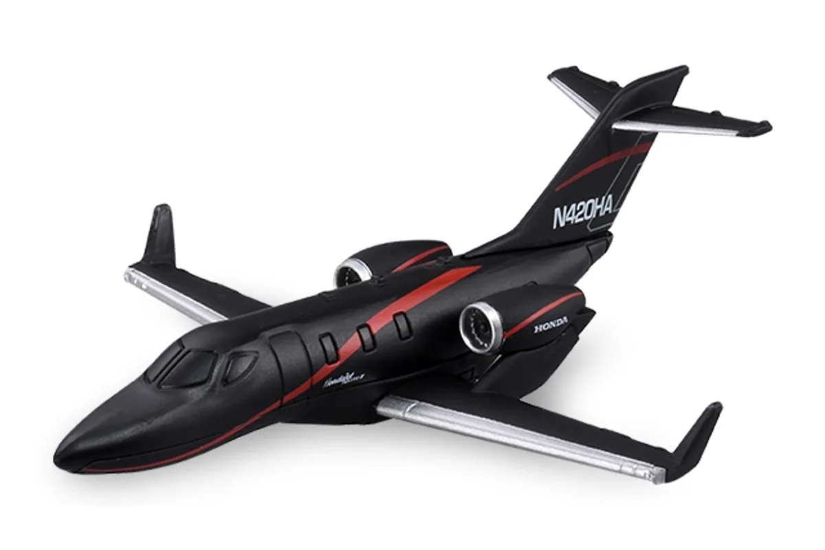 Tomica No. 138 Honda Jet Elite II / 本田喷气式公务飞机 die-cast model — official product photo of the toy car