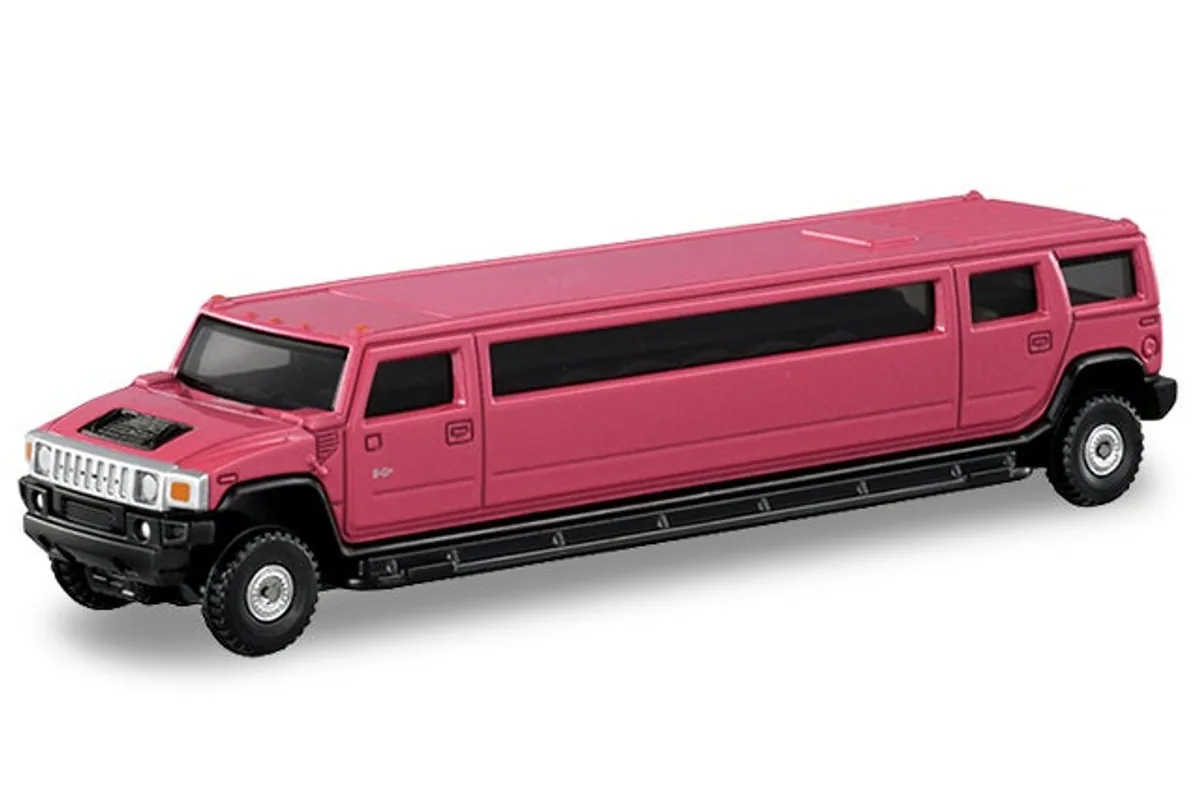 Tomica No. 148 Hummer H2 Limousine / 悍马 H2 加长轿车 die-cast model — official product photo of the toy car