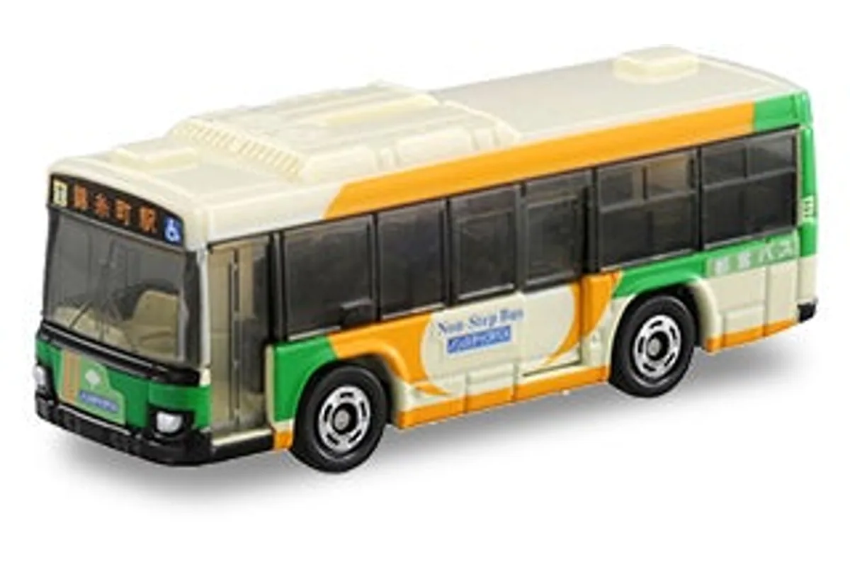 Tomica No. 20 Isuzu Erga Toei Bus Tomica No. 20 Isuzu Erga Toei Bus — photo of the real vehicle this casting is based on