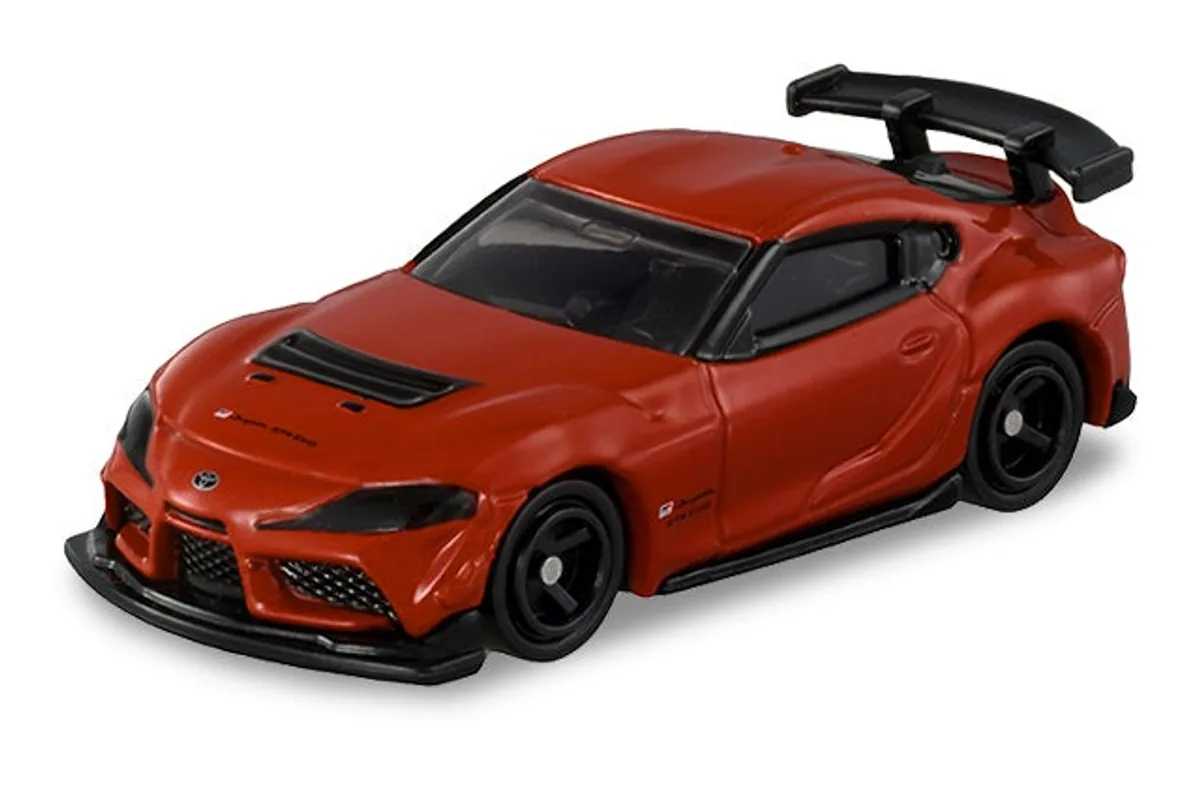 Tomica No. 22 GR Supra GT4 Evo Tomica No. 22 GR Supra GT4 Evo — photo of the real vehicle this casting is based on