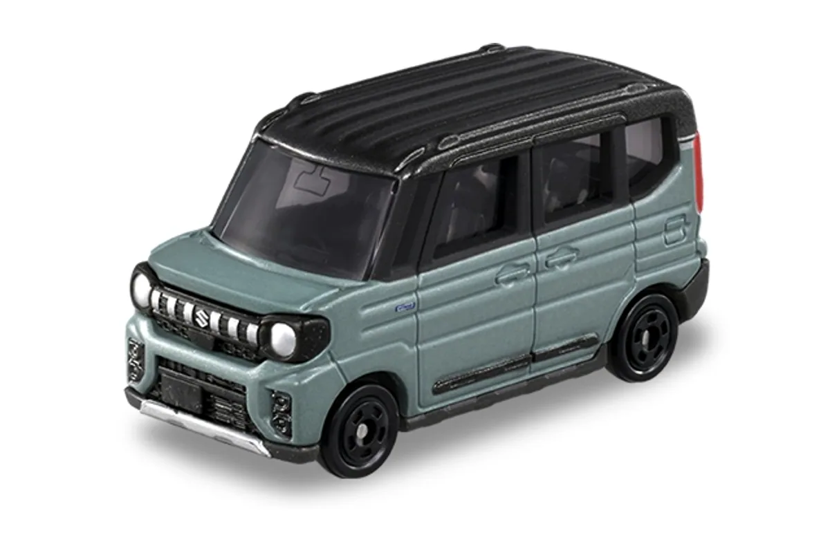 Tomica No. 26 Suzuki Spacia Gear Tomica No. 26 Suzuki Spacia Gear — photo of the real vehicle this casting is based on