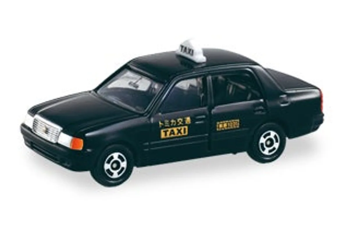 Tomica No. 51 Toyota Crown Comfort Taxi Tomica No. 51 Toyota Crown Comfort Taxi — photo of the real vehicle this casting is based on