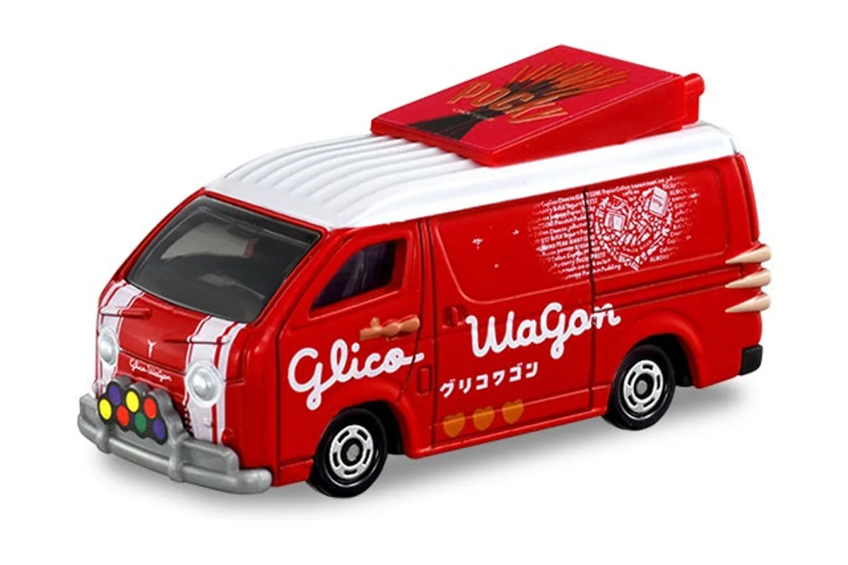 Tomica No. 58 Glico Wagon Tomica No. 58 Glico Wagon — photo of the real vehicle this casting is based on