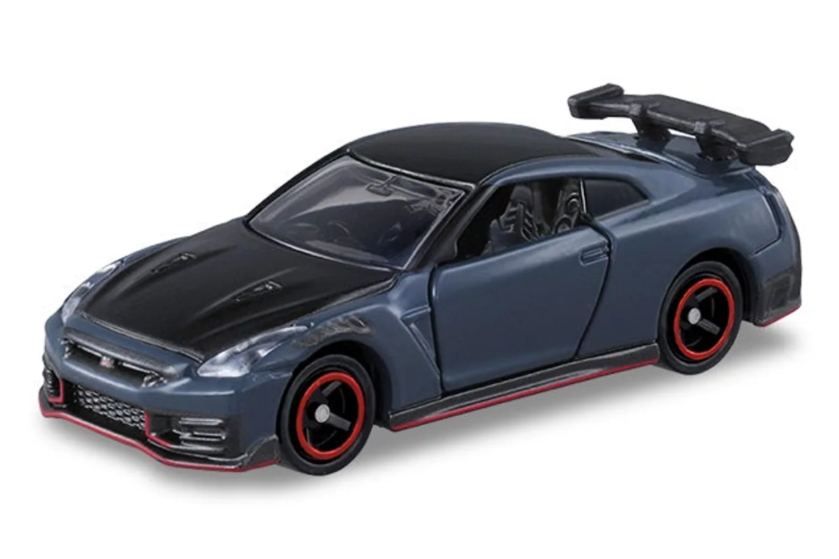 Tomica No. 60 Nissan GT-R Nismo Tomica No. 60 Nissan GT-R Nismo — photo of the real vehicle this casting is based on