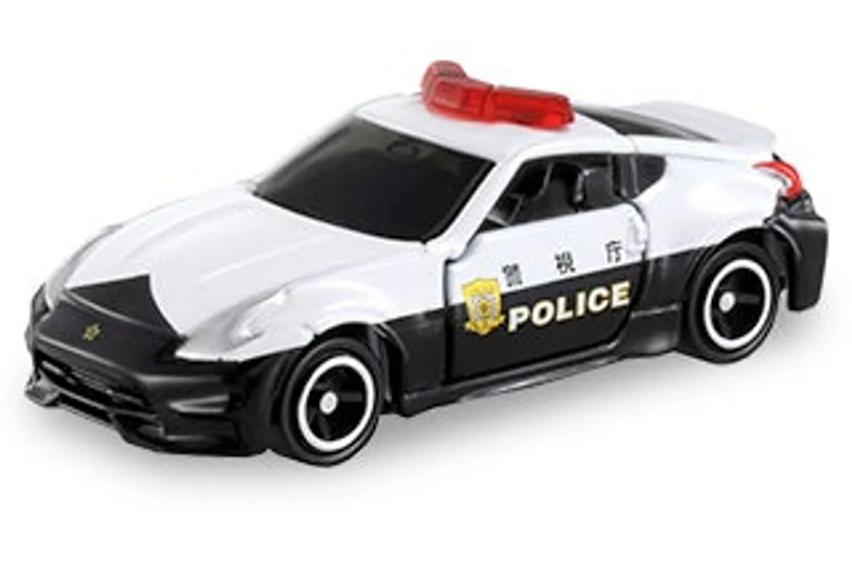 Tomica No. 61 Nissan Fairlady Z Nismo Police Car Tomica No. 61 Nissan Fairlady Z Nismo Police Car — photo of the real vehicle this casting is based on