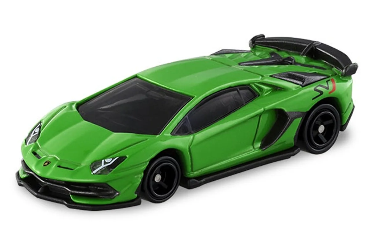 Tomica No. 70 Lamborghini Aventador SVJ Tomica No. 70 Lamborghini Aventador SVJ — photo of the real vehicle this casting is based on