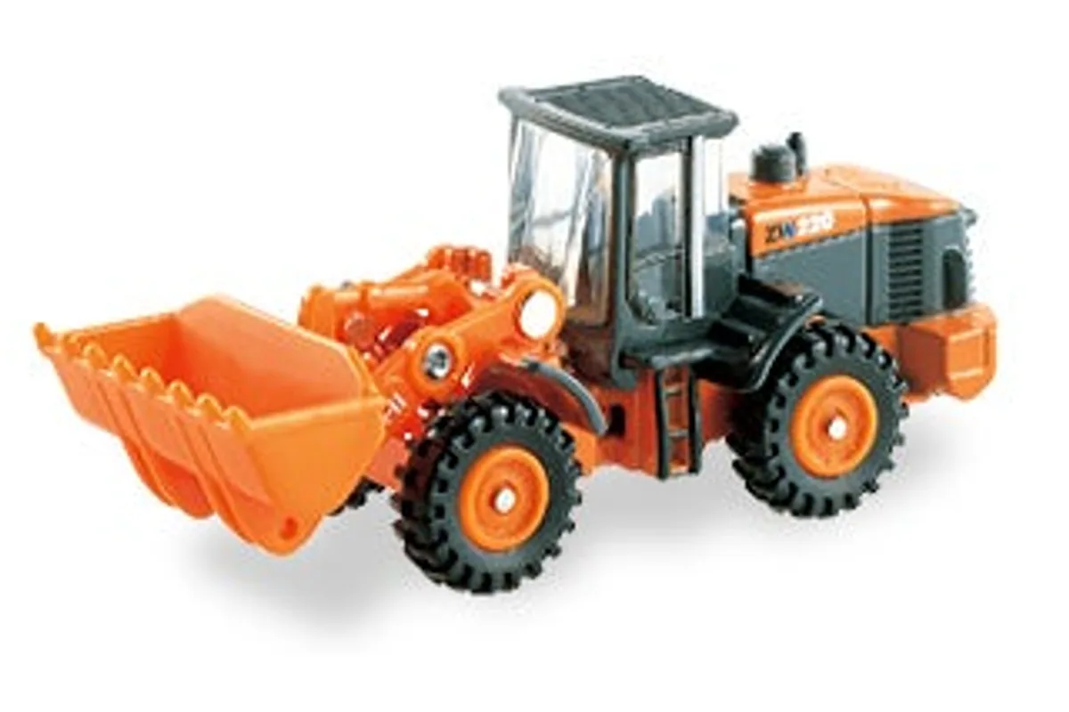 Tomica No. 71 Hitachi Construction Machinery Wheel Loader ZW220 Tomica No. 71 Hitachi Construction Machinery Wheel Loader ZW220 — photo of the real vehicle this casting is based on