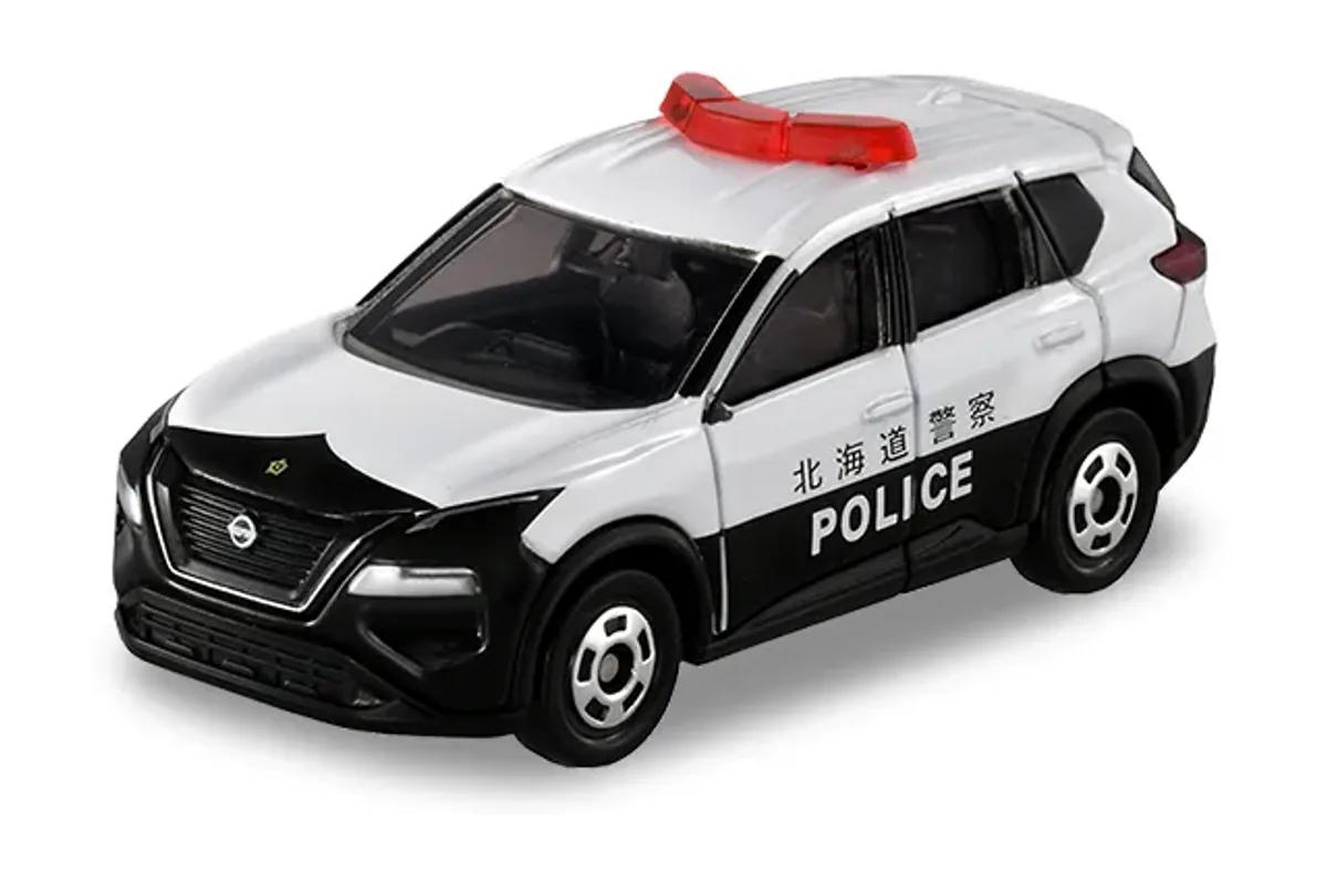 Tomica No. 76 Nissan X-Trail Patrol Car Tomica No. 76 Nissan X-Trail Patrol Car — photo of the real vehicle this casting is based on