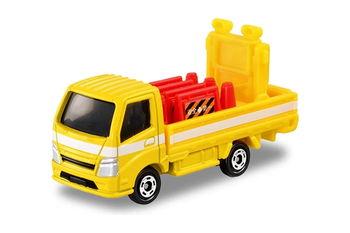 Tomica No. 82 Road Safety Equipment Transport Truck Tomica No. 82 Road Safety Equipment Transport Truck — photo of the real vehicle this casting is based on