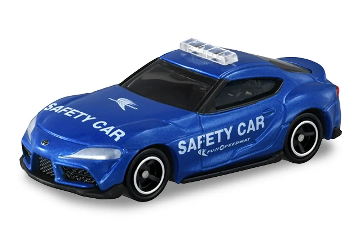 Tomica No. 87 Toyota GR Supra Fuji Speedway Safety Car Tomica No. 87 Toyota GR Supra Fuji Speedway Safety Car — photo of the real vehicle this casting is based on