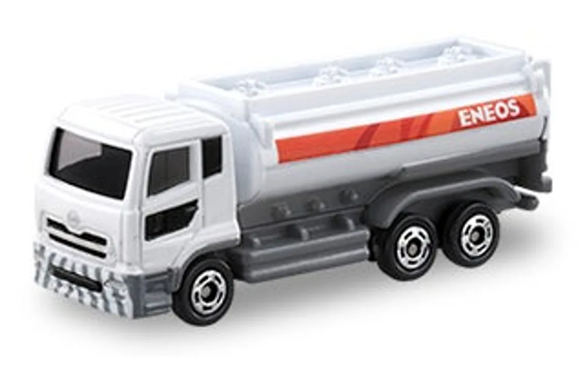 Tomica No. 90 UD Trucks Quon ENEOS Tank Lolly Tomica No. 90 UD Trucks Quon ENEOS Tank Lolly — photo of the real vehicle this casting is based on