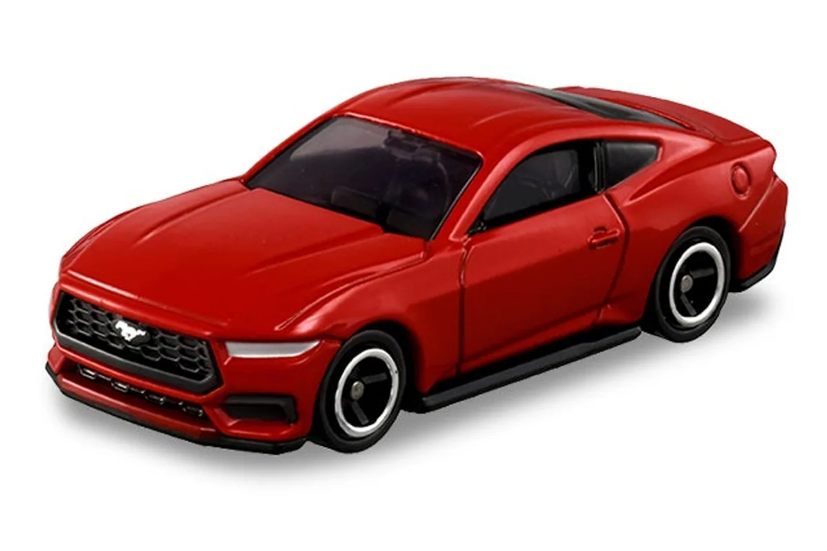 Tomica No. 91 Ford Mustang EcoBoost Fastback Tomica No. 91 Ford Mustang EcoBoost Fastback — photo of the real vehicle this casting is based on