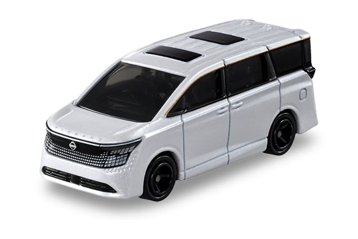 Tomica No. 93 Nissan Elgrand Tomica No. 93 Nissan Elgrand — photo of the real vehicle this casting is based on