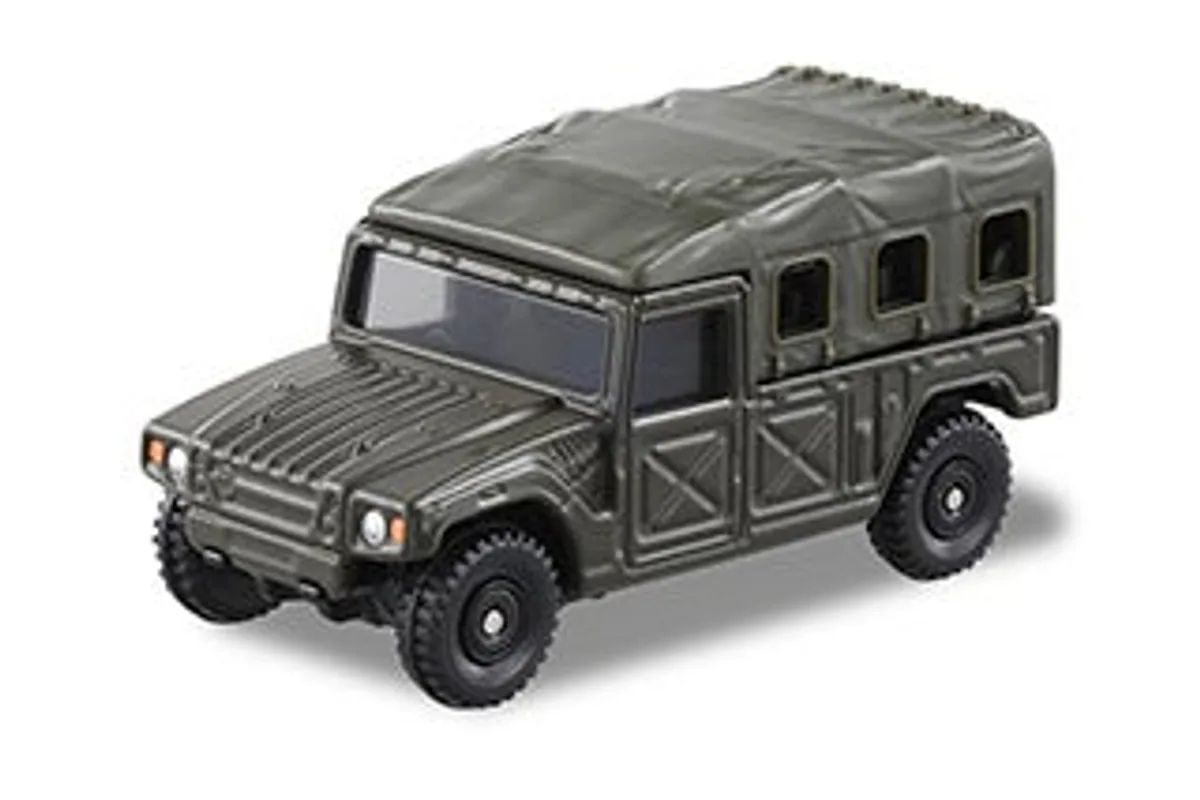 Tomica No. 96 JSDF High-Mobility Vehicle Tomica No. 96 JSDF High-Mobility Vehicle — photo of the real vehicle this casting is based on