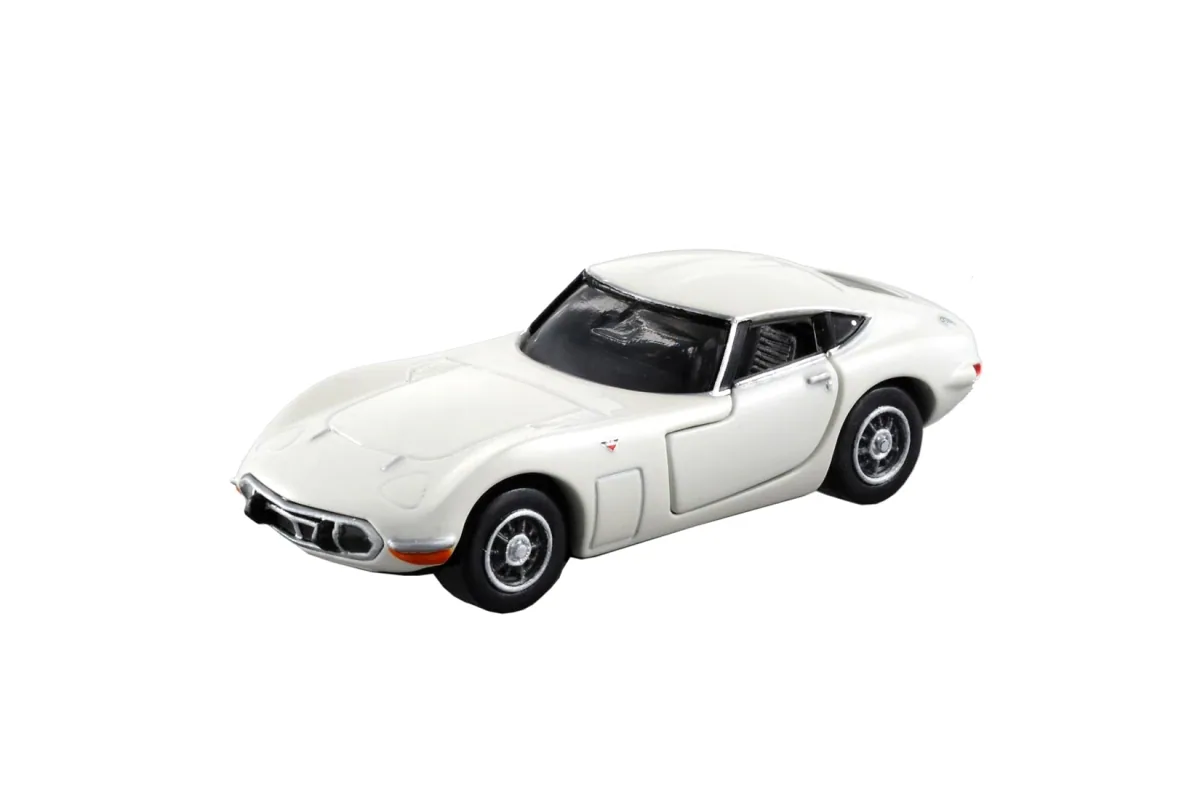 Tomica No. 27 Toyota 2000GT / 丰田 2000GT die-cast model — official product photo of the toy car