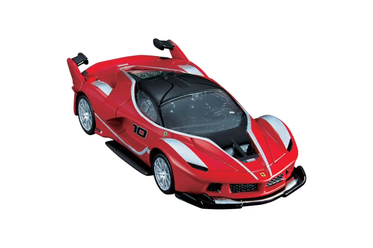 Tomica No. 33 Ferrari FXX K Tomica No. 33 Ferrari FXX K / 法拉利 FXX K die-cast model — official product photo of the toy car