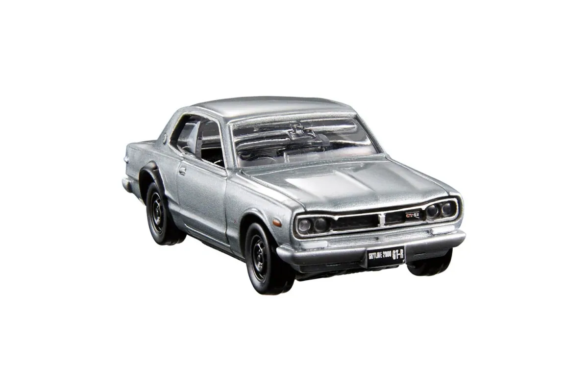 Tomica No. 34 Nissan Skyline GT-R (KPGC10) / 日产 Skyline GT-R KPGC10 die-cast model — official product photo of the toy car