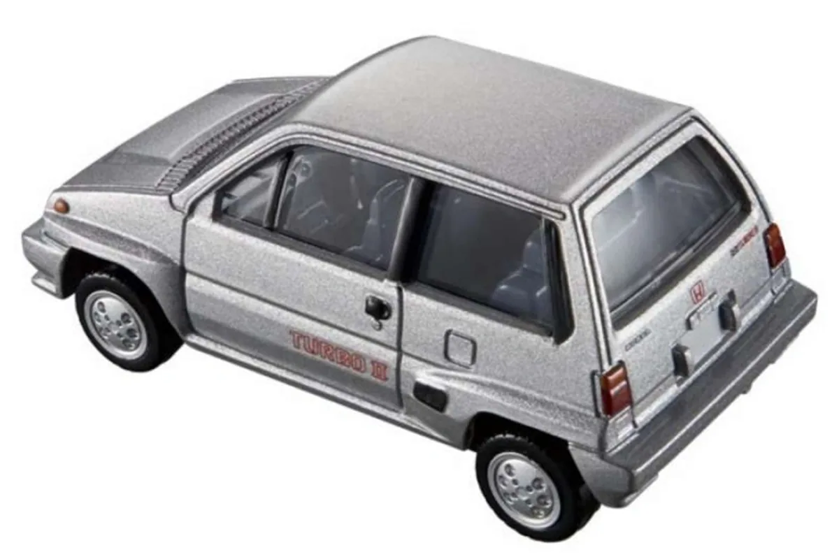 Tomica No. 35 Honda City Turbo II / 本田 City Turbo II die-cast model — official product photo of the toy car